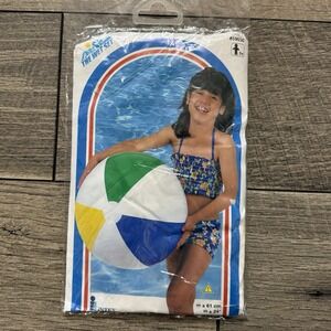 Vintage Intex The Wet Set 24" Inflatable Beach Ball 2000 New Old Stock #59030
